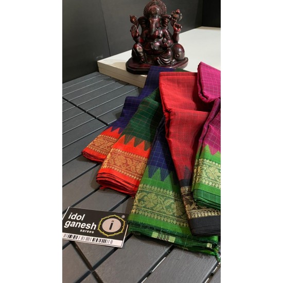 IG3326 Pure handloom gadwall Cotton