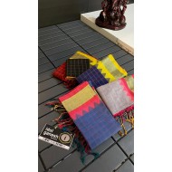 IG3327 Pure handloom gadwall Cotton