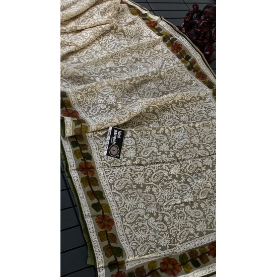 IG3339 Pure Handloom kora/kora 