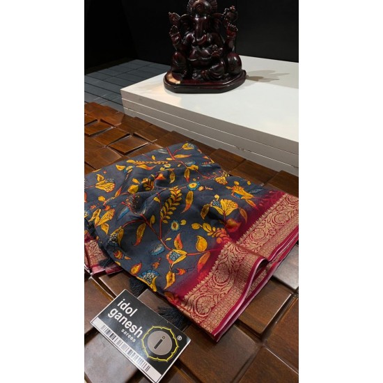 IG3367 Pure munga silk pattu