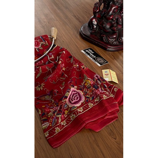 IG3400 Pure handloom 100% Georgette 