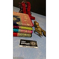 IG3475 Pure handloom satin Kataan pattu 