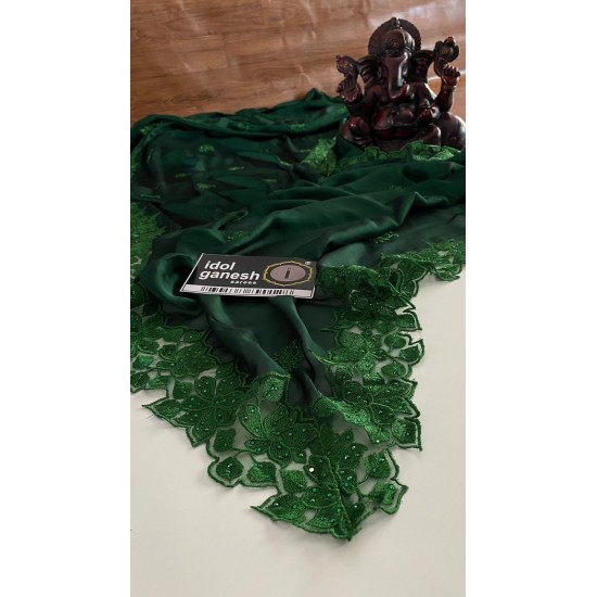 IG3532 Lite weight rangoli crape   