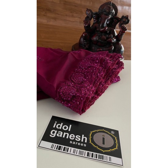 IG3533 Lite weight rangoli crape 