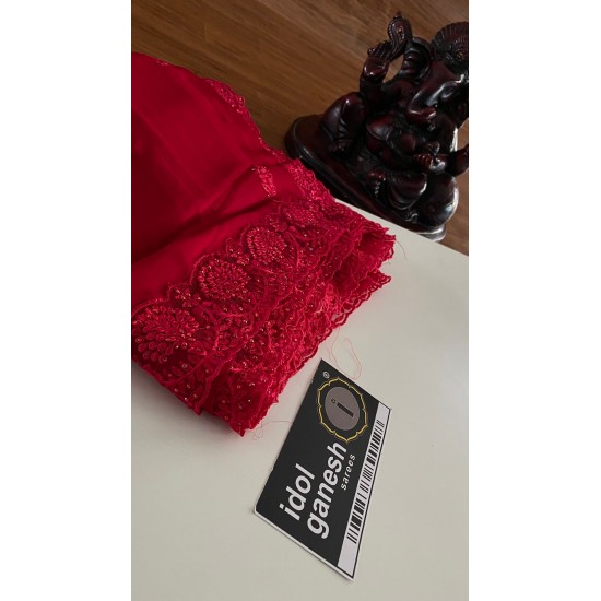 IG3533 Lite weight rangoli crape 