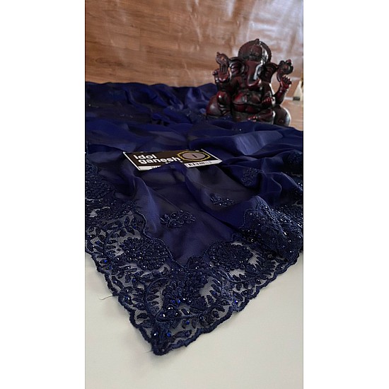 IG3533 Lite weight rangoli crape 