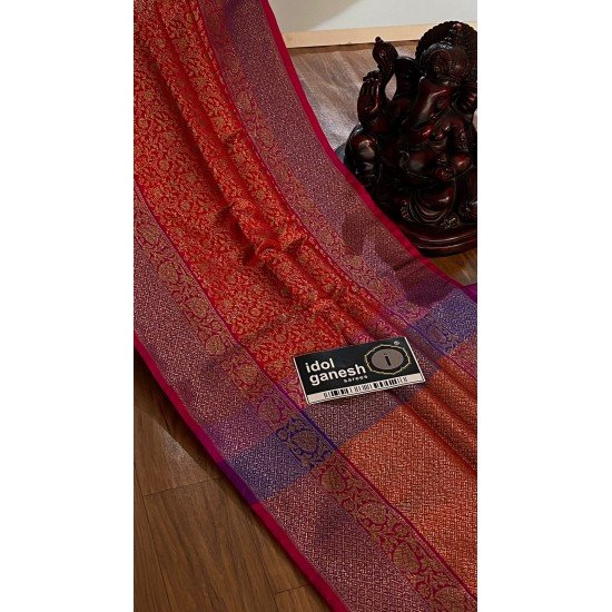 IG3553 Lite weight Kataan silk pattu