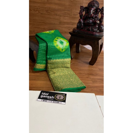 IG3557 Lite weight Kanchi kora sarees