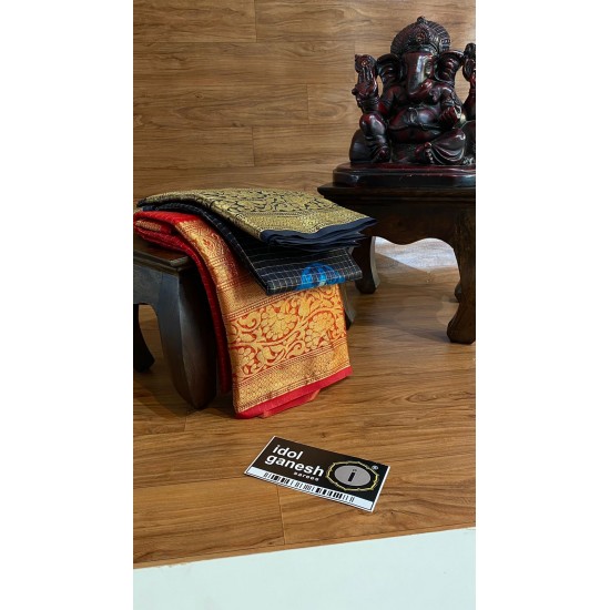 IG3558 Lite weight Kanchi kora sarees