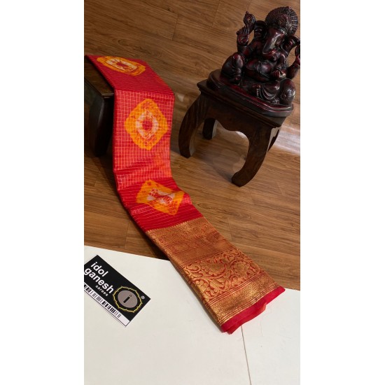 IG3558 Lite weight Kanchi kora sarees