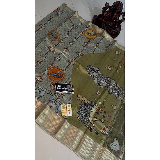 IG3591 Pure Handloom chiniya pattu 