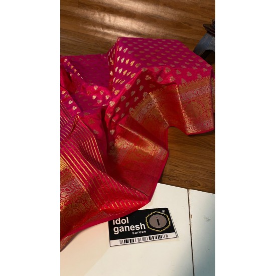 IG3617 Lite weight Matka silk pattu