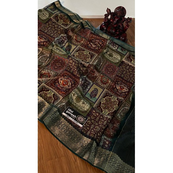 IG3622 lite weight pure soft munga pattu 