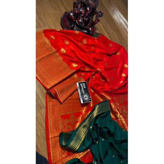 IG3648 Lite weight soft dupion pattu