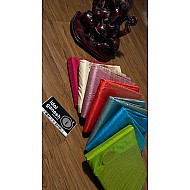 IG3649 Lite weight soft dupion pattu 