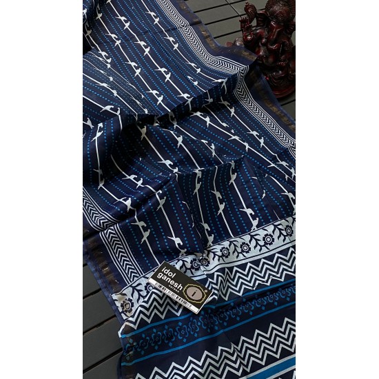 IG3674  lite weight Maheshwari cotton