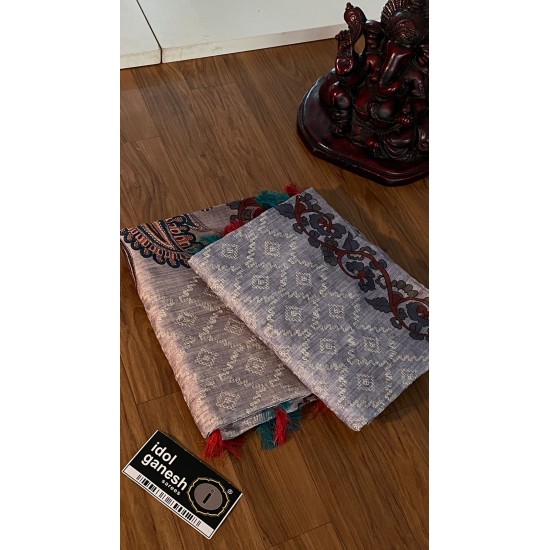 IG3680  lite weight soft jute tussar