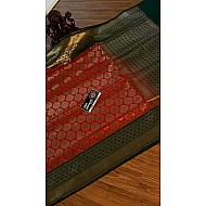 IG3695 Lite weight handloom fancy Kathan Pattu