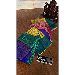 IG3702 lite weight pure satin silk pattu 