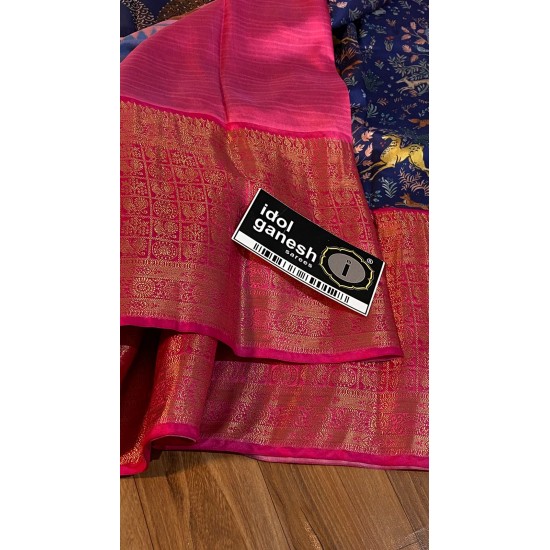IG3711 Lite weight kanjivaram soft silk pattu 