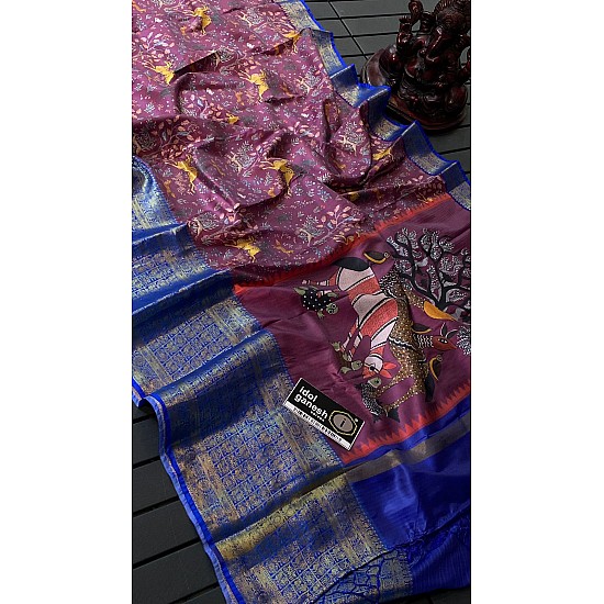 IG3711 Lite weight kanjivaram soft silk pattu 