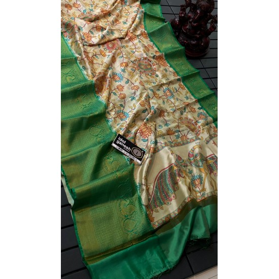 IG3712 Lite weight kanjivaram soft silk pattu