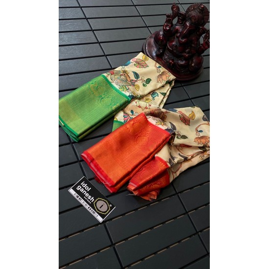 IG3713 Lite weight kanjivaram soft silk pattu  
