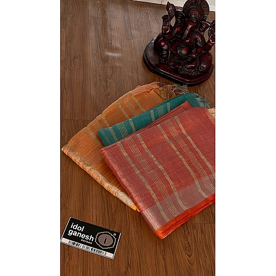 IG3716 pure Handloom tissue Lenin  