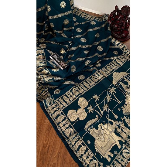 IG3717 pure munga silk pattu 