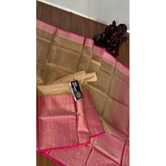 IG3719 pure handloom Kanchi tissue 4,290/-