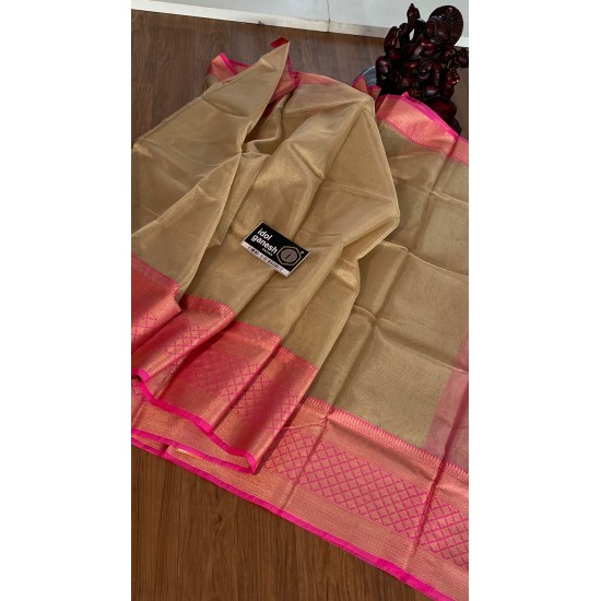 IG3720 pure handloom Kanchi tissue