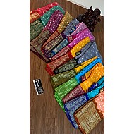 IG3736 pure Handloom silk jari Kanchi