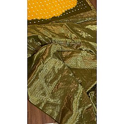 IG3736 pure Handloom silk jari Kanchi