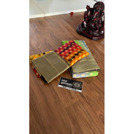 IG3737 lite weight tussar kora pattu