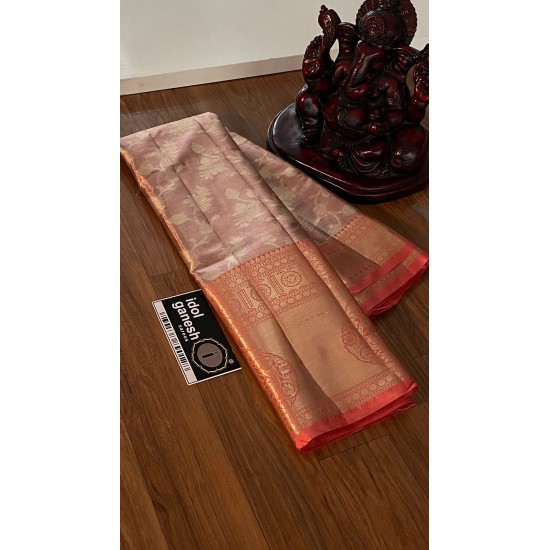 IG3766 Pure tissue mix kanjiwaram pattu