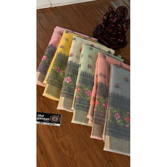 IG3768 lite weight kora jari weaving