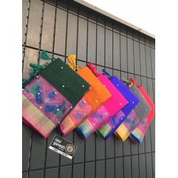 IG377 Lite weight ikkat lenin sarees