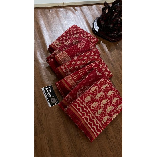 IG3780 lite weight pure handloom Maheshwari Cottons