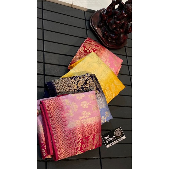 IG3786 pure handloom munga silk pattu