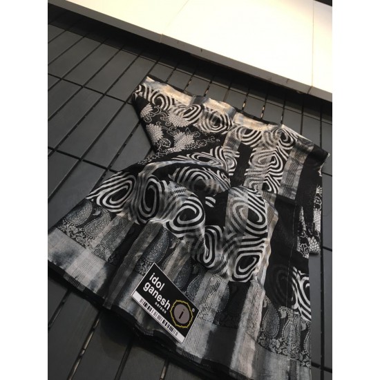 IG379 Lite weight jute lenin sarees