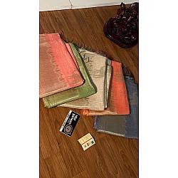 IG3823 Pure handloom silk Lenin pattu 