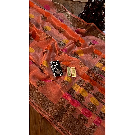 IG3831 Pure handloom silk Lenin 