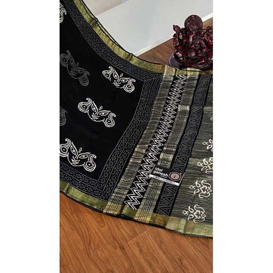 IG3858 lite weight lenin sarees IG3858 lite weight lenin sarees