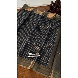 IG3865 Lite weight pure kora saree