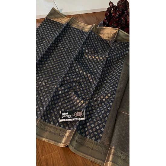 IG3865 Lite weight pure kora saree