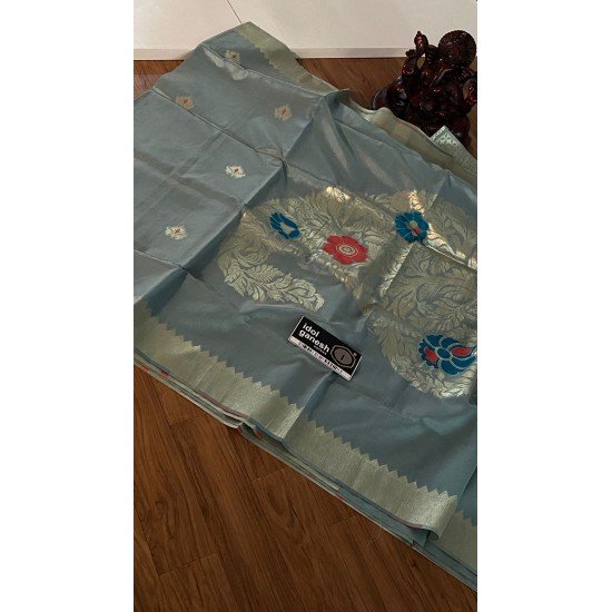 IG3868 Lite weight soft chanderi pattu 