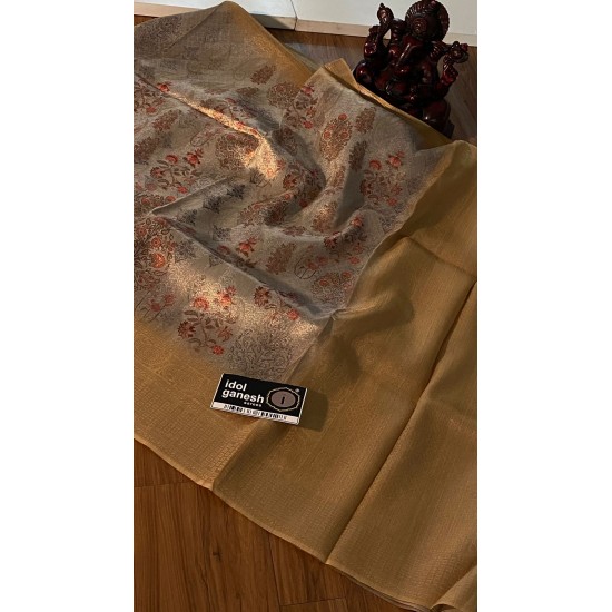 IG3883 lite weight jute weaving sarees  