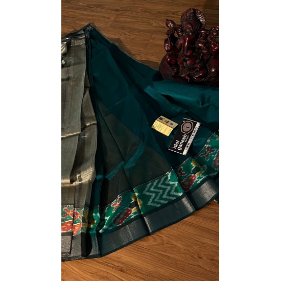 IG3896 Pure handloom pattu with authentic cotton