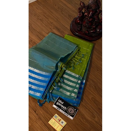 IG3900 Pure handloom pattu with authentic cotton 