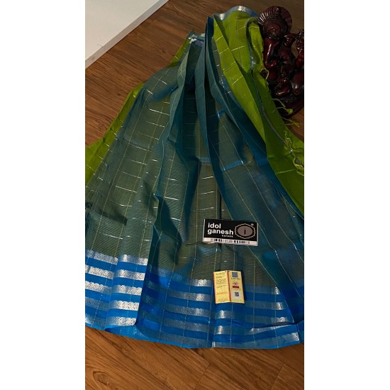 IG3900 Pure handloom pattu with authentic cotton 